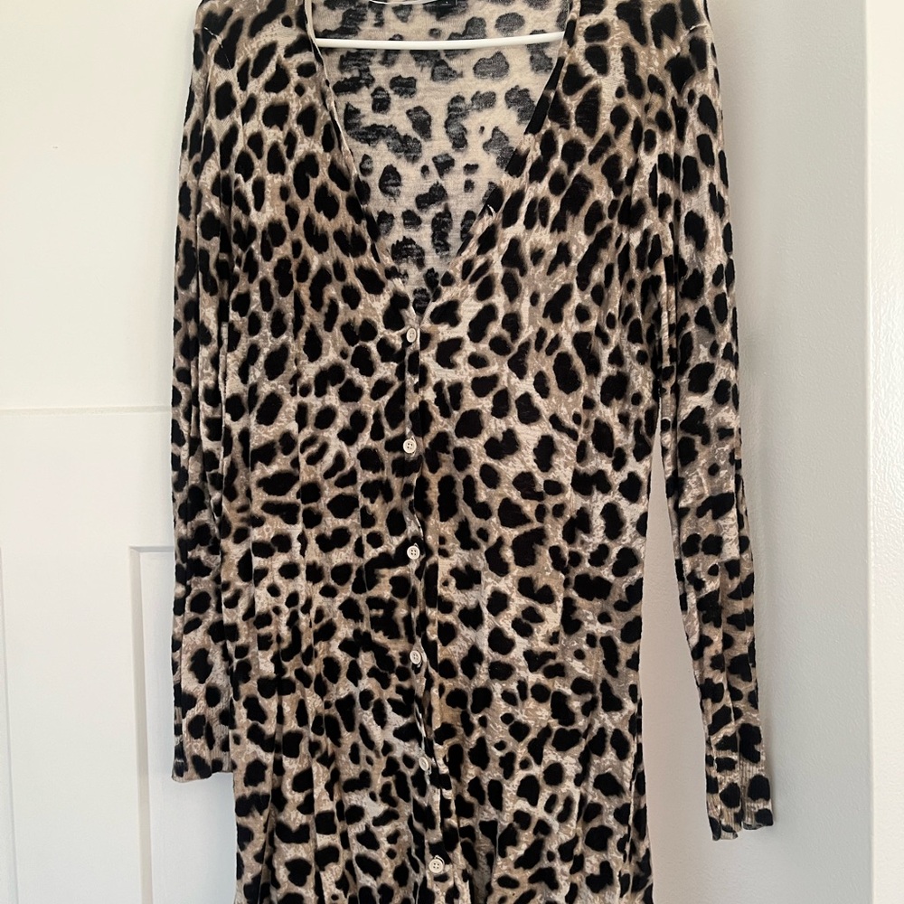 Torrid Leopard Print Cardigan